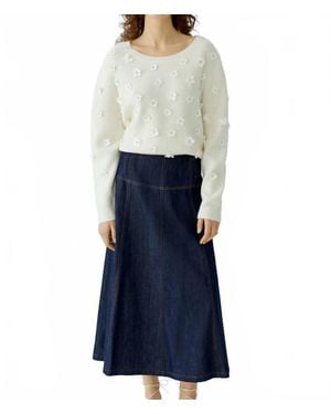 Ouí A-Line Skirt - Blue