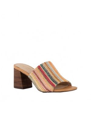 Seychelles Adapt Raffia Slide Sandals - Brown