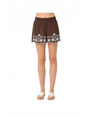 Lilly Pulitzer Kilah Eyelet High Rise Short - Black