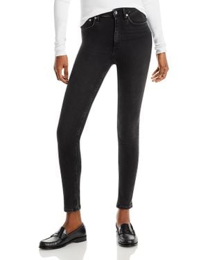 Rag & Bone Nina Solid Denim Skinny Jeans - Black