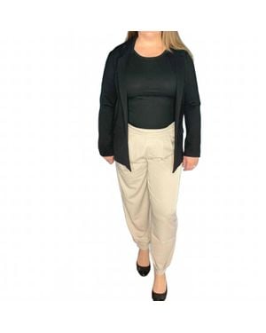 Allie Rose Pleated Pull On Jogger Pants - Pink