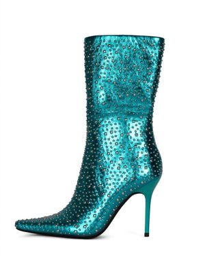 Jeffrey Campbell Iconic-E Stiletto Boot - Green