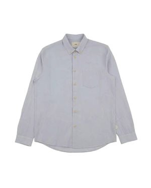 Folk Relaxed Fit Button Down Shirt - Gray
