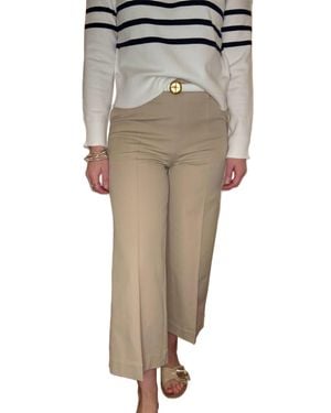 Lyssé Miranda Straight Leg Trouser Pant - Natural