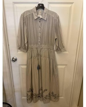 Uncle Frank Bird On A Wire Dress - Brown