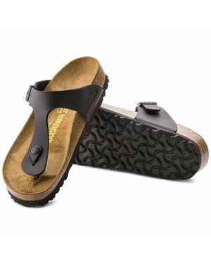 Birkenstock Gizeh Birko-Flor Sandals - Black