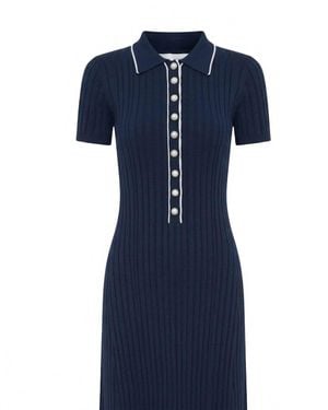 Anna Quan Penelope Midi Dress - Blue