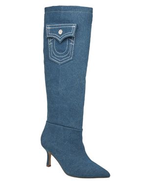 TRUE RELIGION Tall Denim Boot - Black
