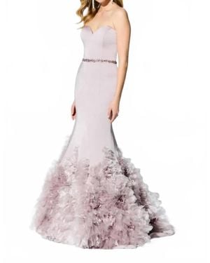 Mon Cheri Sweetheart Mermaid Gown - Pink