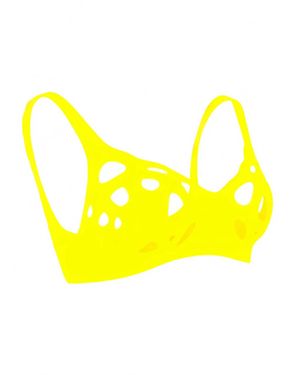 Siluets Bionic Gel Airflow Bra - Yellow