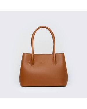 Mesh Katie Tote Bag - Brown
