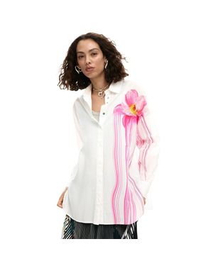 Desigual Cotton Blouse - Pink
