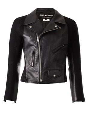 Junya Watanabe Comme Des Garçon Synthetic Leather Jacket - Black