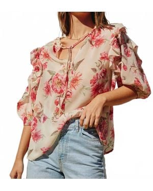 Dress Forum Dream Ruffled Blouse - Red
