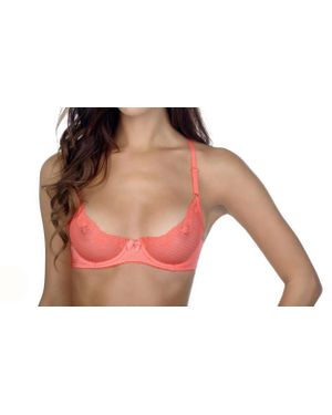 Timpa Lingerie Duet Lace Underwire Demi Bra - Black