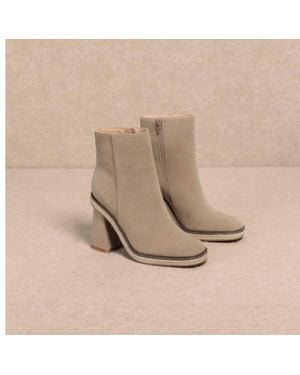 Oasis Society Atlas Platform Ankle Bootie - Natural