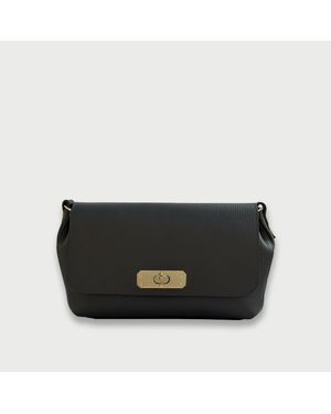 Apatchy London The Maisie Maxi Leather Bag - Black
