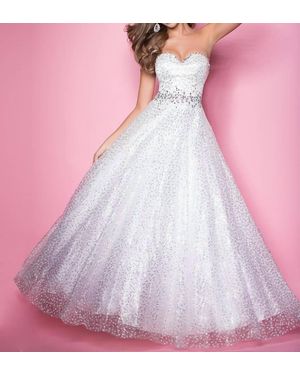 Blush Prom Jewels Sequin Gown - Pink