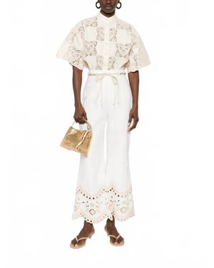 Zimmermann Wanderlust Flare Pants - White