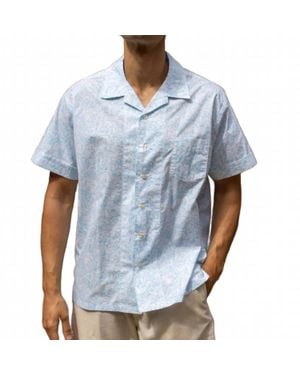 Kennington Naked Truth Vintage Camp Shirt - Blue