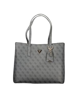 Guess Poliuretano Handbag" - Gray