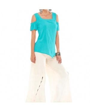 Oh My Gauze Dana Cotton Top - Blue