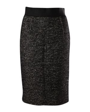 Giambattista Valli Tweed Pencil Skirt - Black