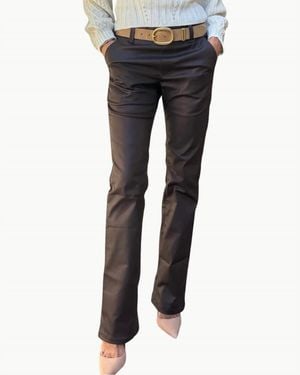 Bevy Flog Nansi Slim Straight Pants - Blue