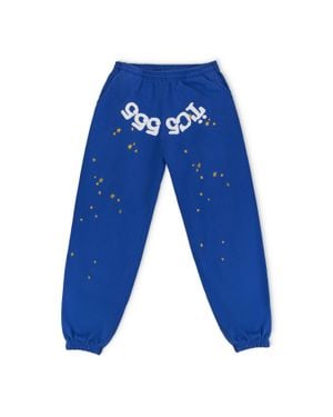 Sp5der Tc5 Guardian Angel Sweatpants - Blue