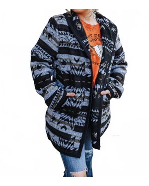 Circle S Boho Coat - Blue