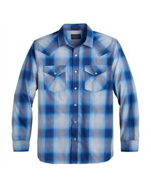 Pendleton Frontier Shirt - Blue