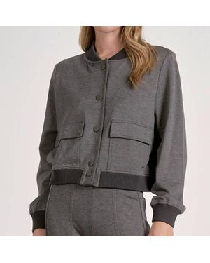 Elan Simone Bomber Jacket - Gray