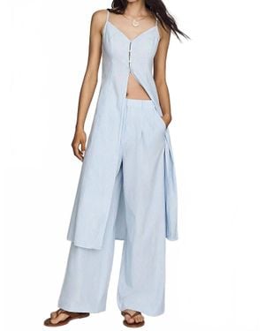 Astr Rena Tunic Top - Blue