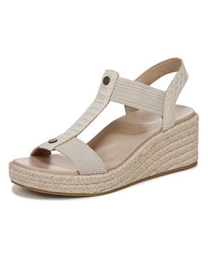 Vionic Calera Espadrille Wedge Sandal - Metallic
