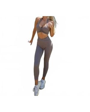 Rockstar Peach Midrise Sculpt Leggings - Black