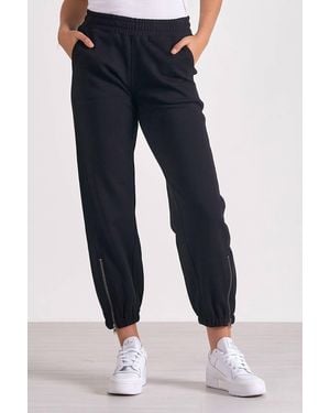 Elan Remmy Zipper Detail Jogger - Blue