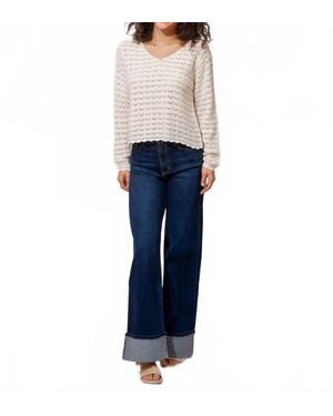 Jbd. Cuffed Palazzo Jean - Blue
