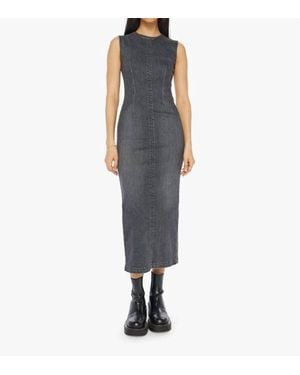 Mother Swerve Midi Dress - Blue