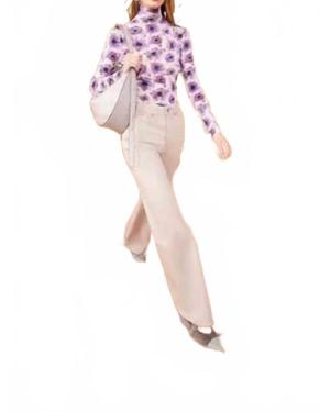 Ulla Johnson Willow Wide Leg Jeans - Pink