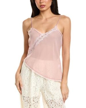 7021 Lace Cami Top - Pink
