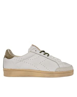 Diadora Prestige Plain Accent Sneakers - White