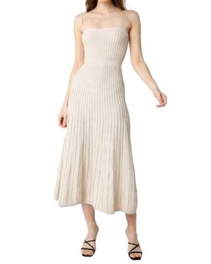 Olivaceous Robbie Midi Dress - Natural