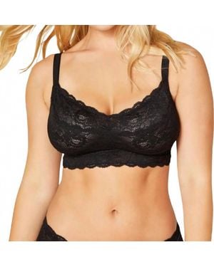 Cosabella Never Say Never Curvy Sweetie Hook & Eye Bralette - Black