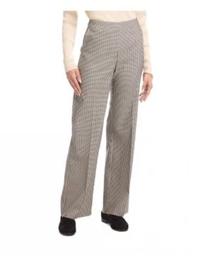 Karen Kane Straight Leg Trouser Pant - Gray