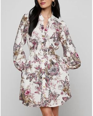 L'Agence Kiersten Long Sleeve Dress - Gray