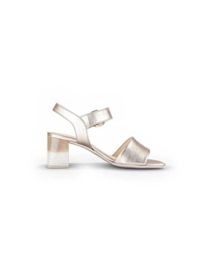 Gabor Open Toe Sandal - White
