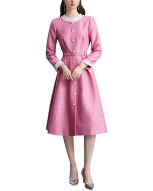 DZA Midi Dress - Pink