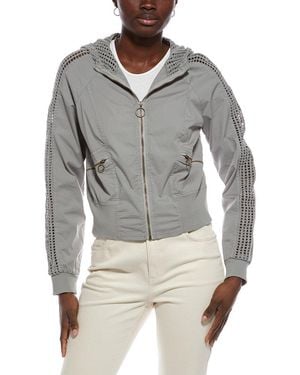 XCVI Gillian Bomber Jacket - Gray