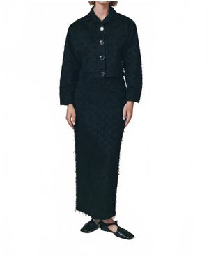 D'Estree Andre Threads Cotton Jacket - Blue