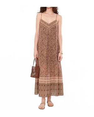 Sanctuary Coastal V Neck Maxi Dress - Brown